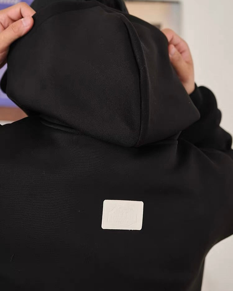 Parrot Embroidered Oversized Hoodie