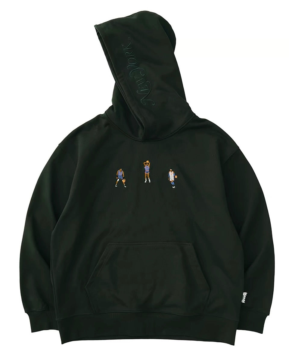 Basketball Embroidered Oversized Hoodie