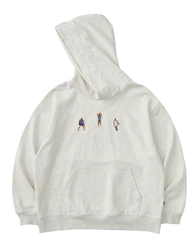 Basketball Embroidered Oversized Hoodie