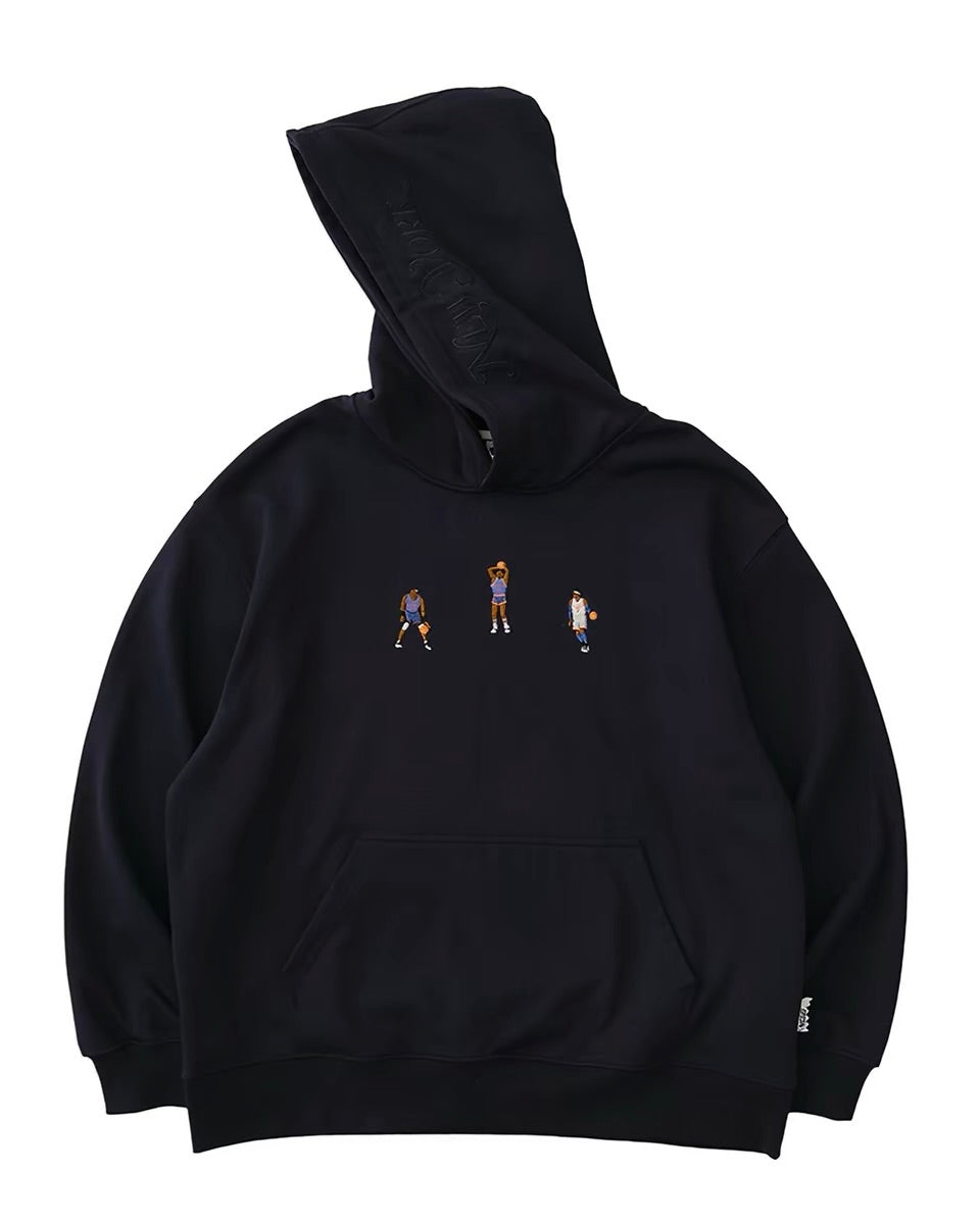 Basketball Embroidered Oversized Hoodie