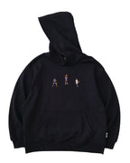 Basketball Embroidered Oversized Hoodie