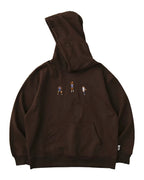 Basketball Embroidered Oversized Hoodie