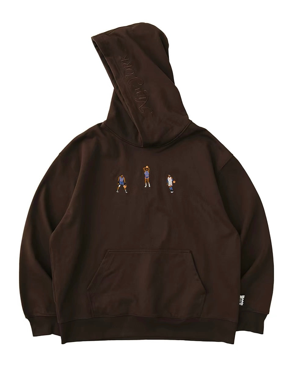 Basketball Embroidered Oversized Hoodie