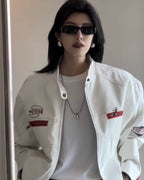 Retro Racing Jacket 🤍🏁