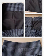 Checkered Layered Mini Skirt 🤍