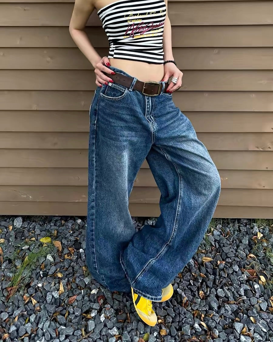 ⭐ Star Pocket Baggy Jeans