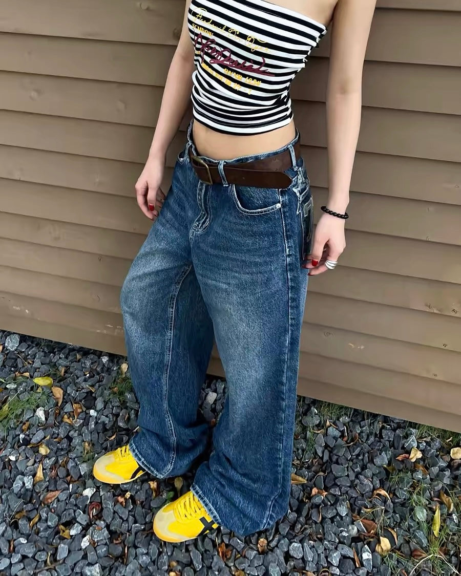 ⭐ Star Pocket Baggy Jeans