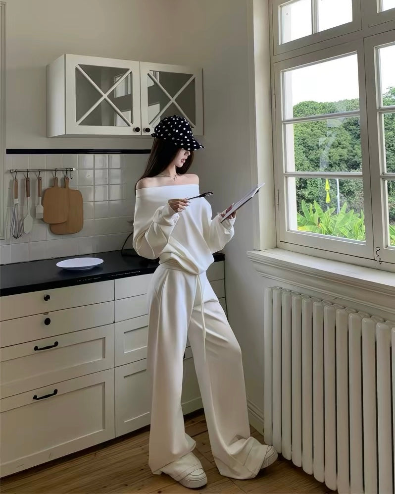 Soft Off-Shoulder Lounge Set