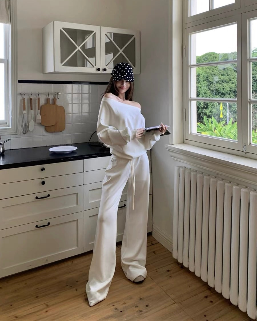 Soft Off-Shoulder Lounge Set