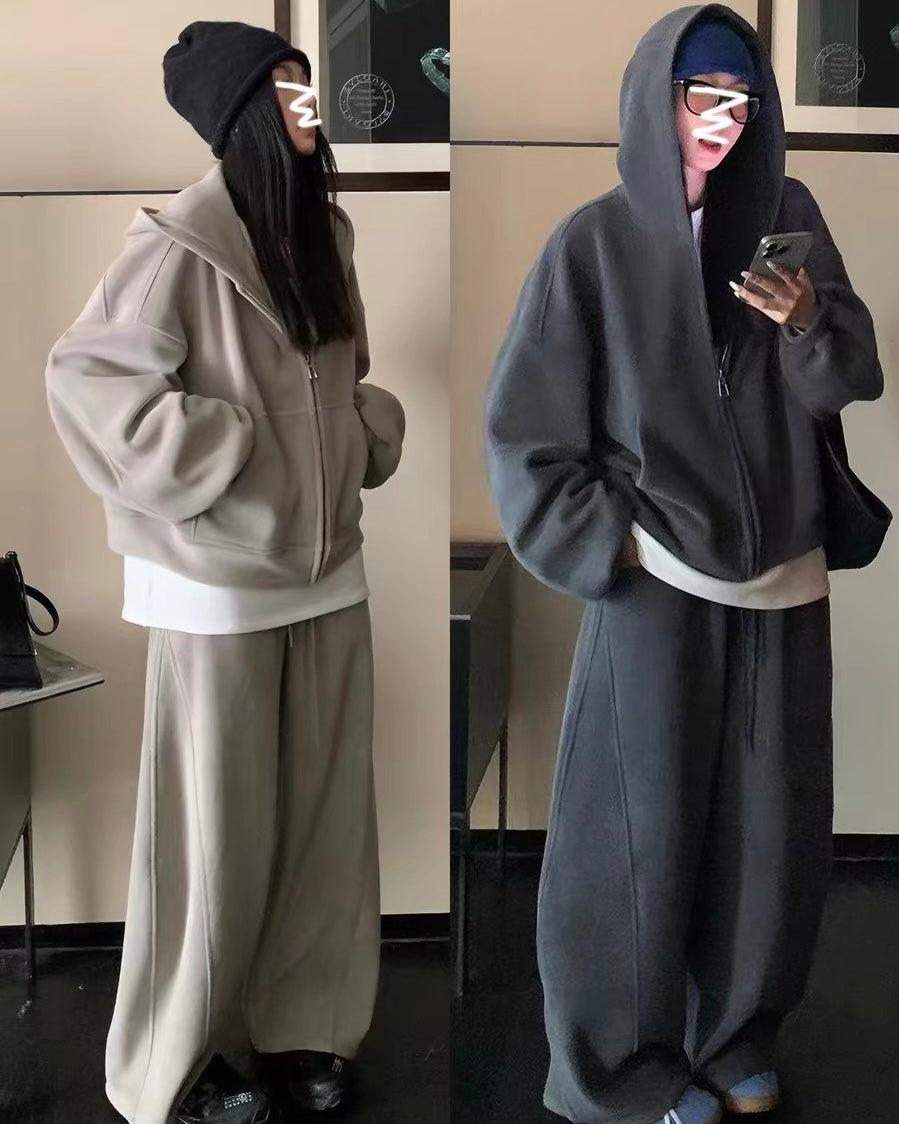 Fleece Hoodie Set