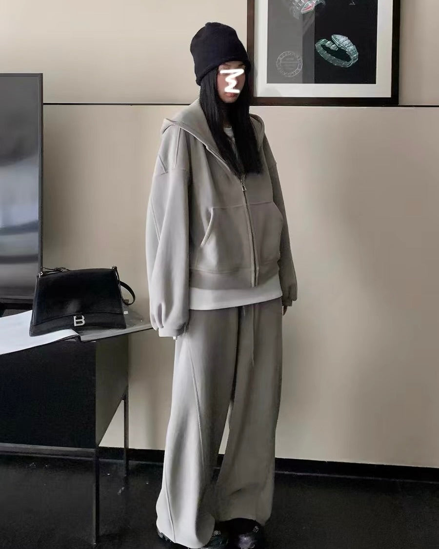 Fleece Hoodie Set