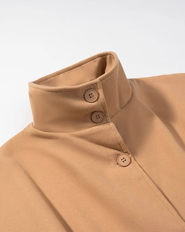 Trending Belted Cape Jacket