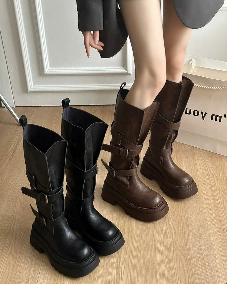 BUCKLE BOOTS