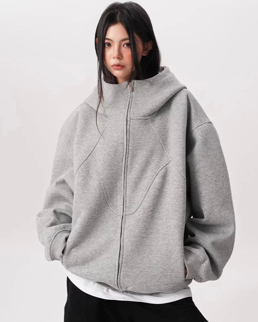 Oversized Zip Hoodie