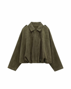 Trending Suede Cropped Jacket