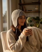 Knit Earflap Beanie (чихтэй сүлжмэл малгай)