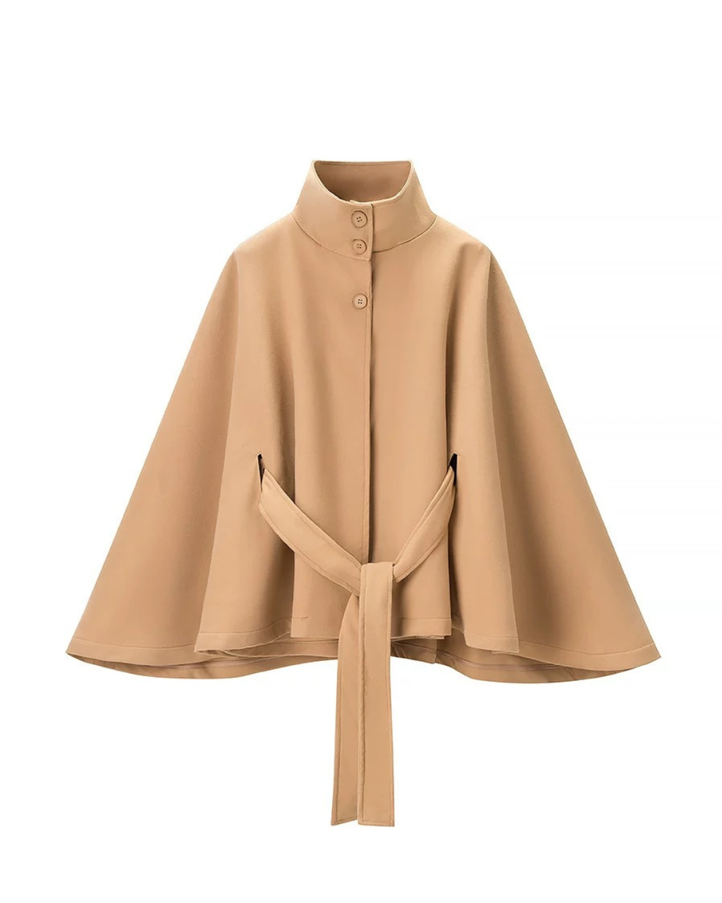 Trending Belted Cape Jacket