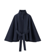 Trending Belted Cape Jacket