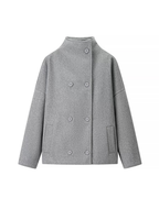 Minimal High-Neck Jacket