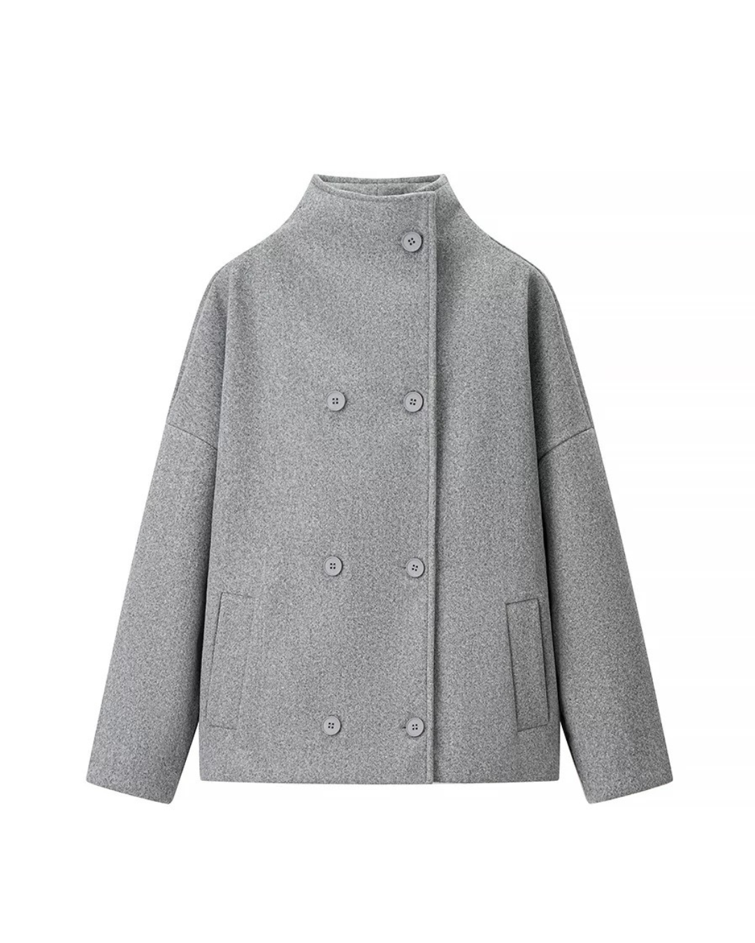Minimal High-Neck Jacket