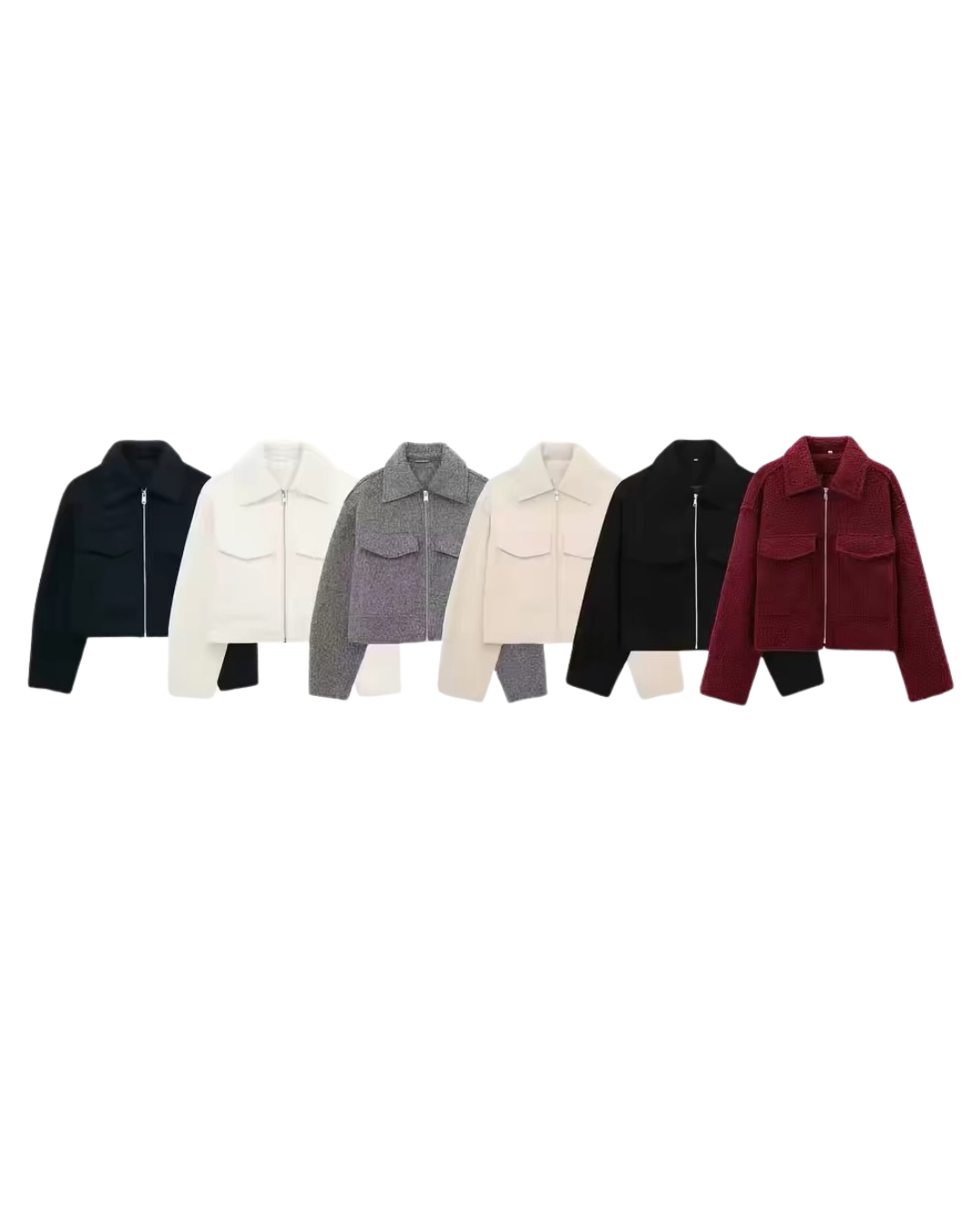 Bouclé Zip Jacket