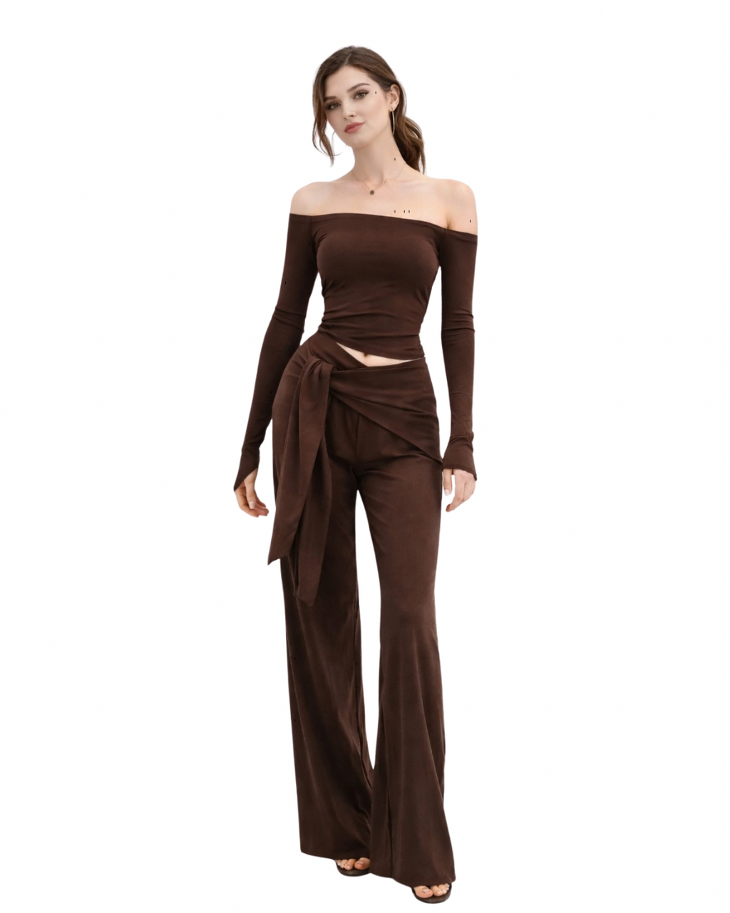 Off-Shoulder Two-Piece Set