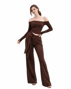 Off-Shoulder Two-Piece Set