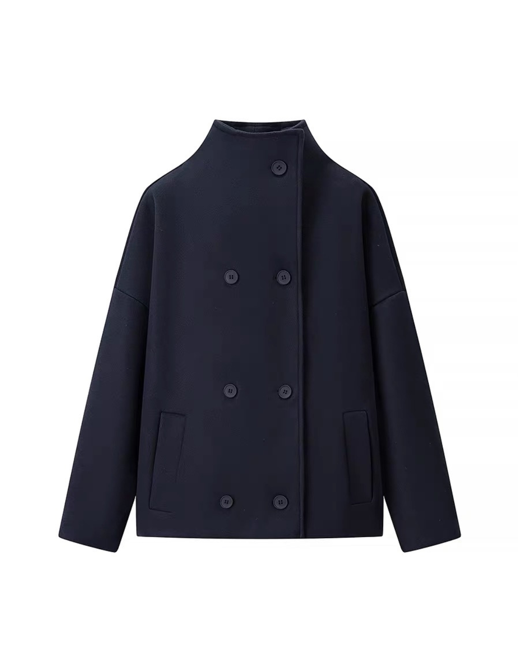 Minimal High-Neck Jacket