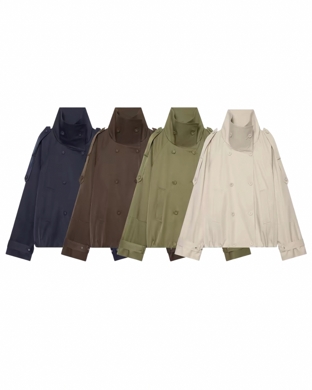 High Collar Utility Jacket