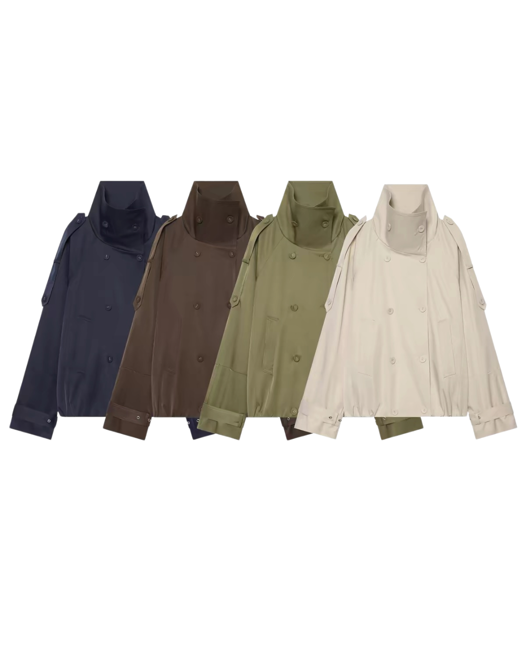 High Collar Utility Jacket