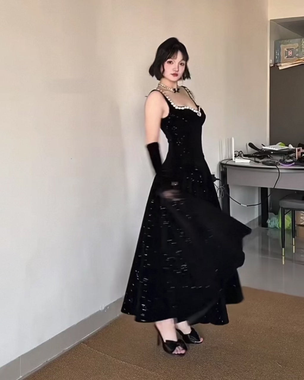 Black Elegant Evening Dress